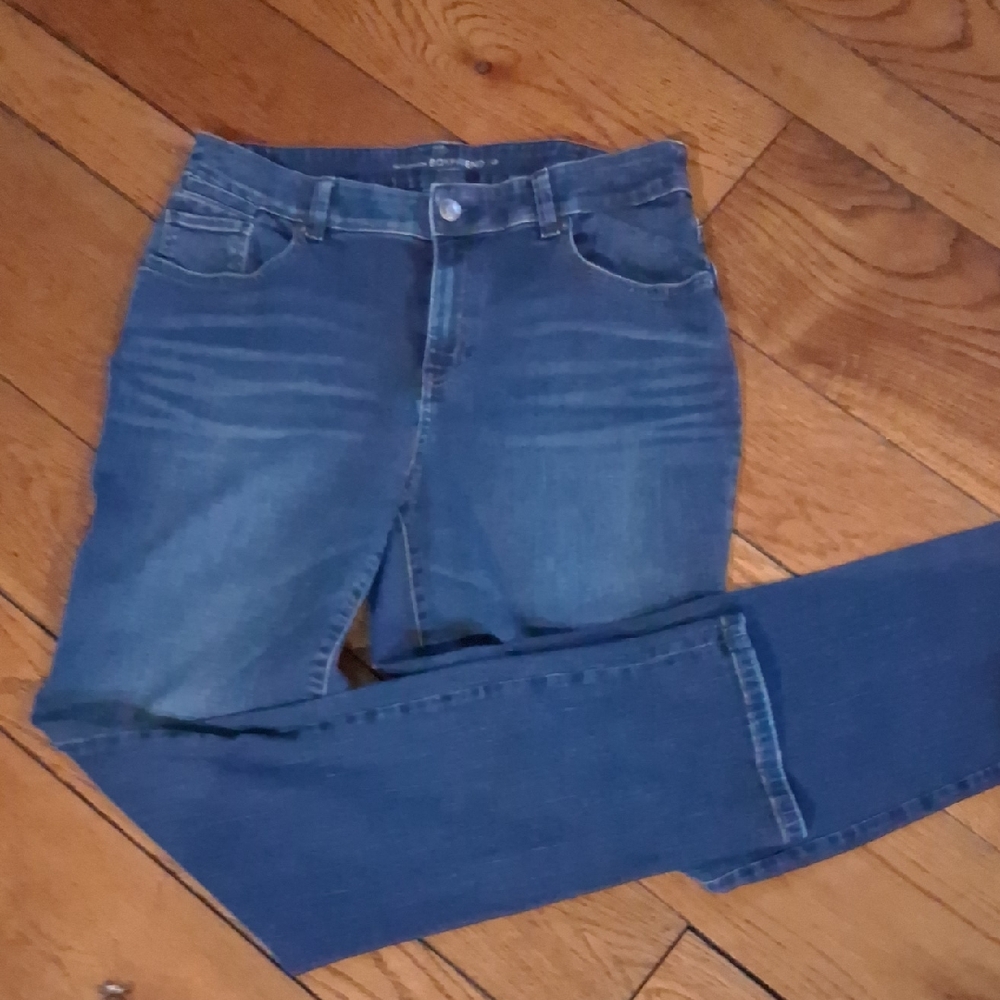 Chico's Platinum Boyfriend Jeans